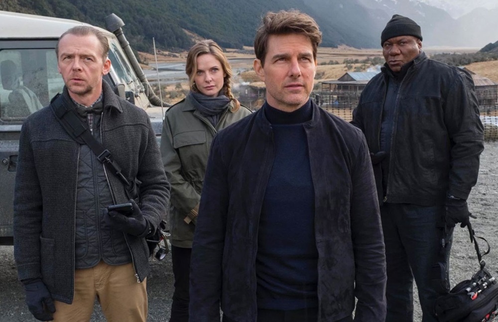 ربکا فرگوسن، تام کروز و سایمون پگ  در فیلم «ماموریت غیرممکن: پس آیند» (Mission: Impossible - Fallout)